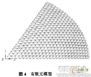 索桿球面網(wǎng)殼結構的設計與分析+有限元項目服務資料圖圖片4