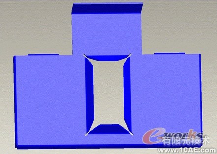proe中鈑金法蘭壁的設計proe模型圖圖片8