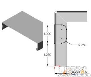 SolidWorks鈑金特征設(shè)計(jì)(三)solidworks simulation學(xué)習(xí)資料圖片10
