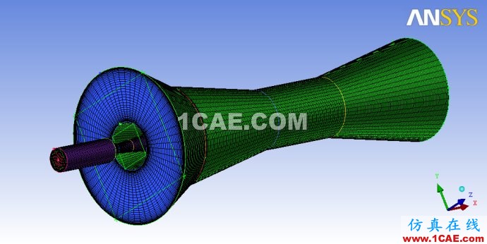 使用icem對(duì)Ejector劃分O-block 使用icem對(duì)Ejector劃分O-block