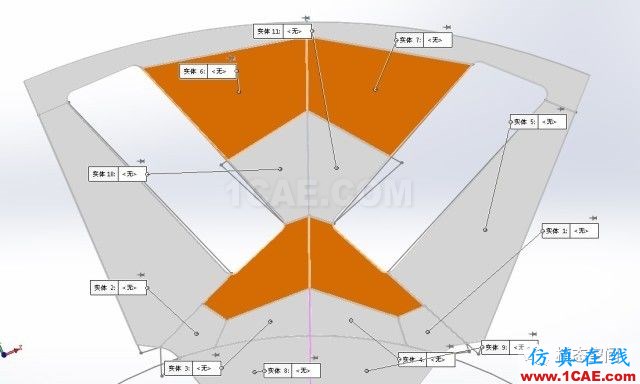 實例操作|新能源汽車用永磁電機轉子的全磚形單元劃分方法Maxwell仿真分析圖片17
