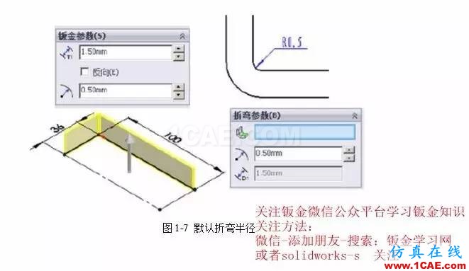 solidWorks?鈑金零件設(shè)計教程之一，必須的收藏！solidworks simulation技術(shù)圖片8
