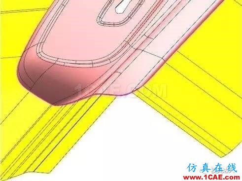 汽車模復(fù)雜曲面分型面是如何創(chuàng)建的？技巧都在這！autoform培訓(xùn)的效果圖片6
