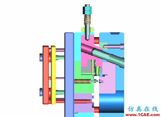 【機械原理】模具動態(tài)圖，制造原理一秒get！機械設計圖例圖片12