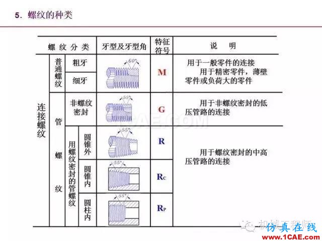 【專業(yè)積累】80頁(yè)P(yáng)PT讓你全面掌握工程圖中的標(biāo)準(zhǔn)件和常用件機(jī)械設(shè)計(jì)資料圖片13