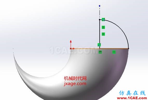 SolidWorks如何通過掃描創(chuàng)建太極圖？solidworks simulation培訓(xùn)教程圖片11