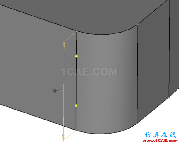 三維幾何尺寸修改(Hypermesh基礎入門<13>)hypermesh應用技術圖片7