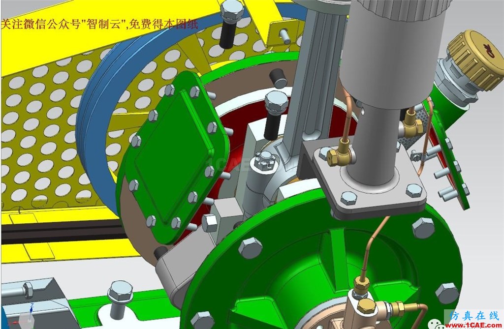 【工程機械】電動空氣壓縮機3D模型 UG(NX)設(shè)計 空壓機數(shù)模ug設(shè)計圖片4