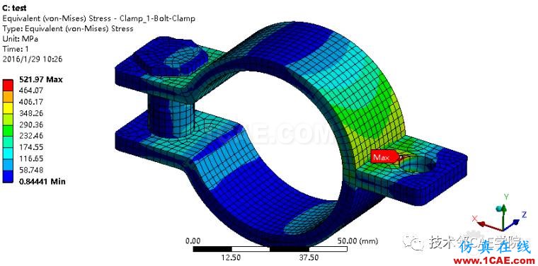 blob.png 【干貨】ANSYS workbench接觸問題案例——卡箍連接ansys培訓(xùn)課程圖片17
