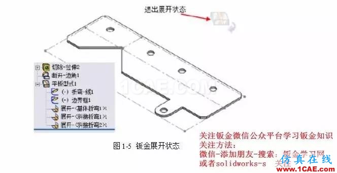 solidWorks?鈑金零件設(shè)計教程之一，必須的收藏！solidworks simulation學(xué)習(xí)資料圖片6
