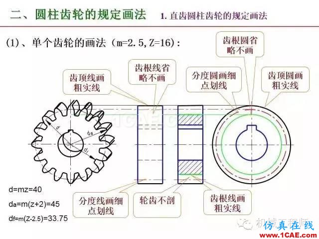【專業(yè)積累】80頁(yè)P(yáng)PT讓你全面掌握工程圖中的標(biāo)準(zhǔn)件和常用件機(jī)械設(shè)計(jì)圖片68
