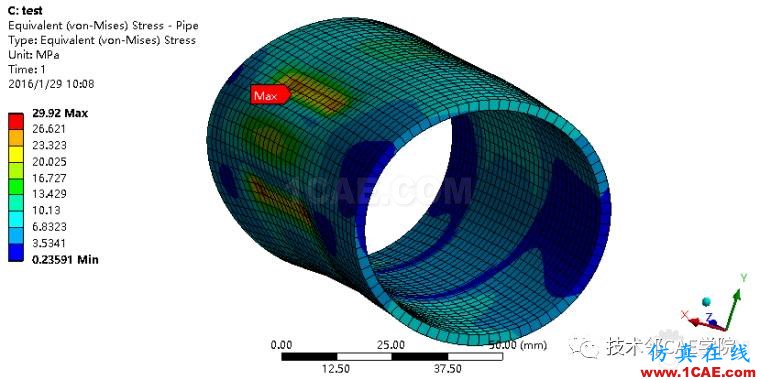 blob.png 【干貨】ANSYS workbench接觸問題案例——卡箍連接ansys培訓(xùn)課程圖片15