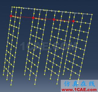 【簡單實例】abaqus/CAE建的簡單的框架模型(線性框架) 【簡單實例】abaqus/CAE建的簡單的框架模型(線性框架)