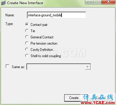 案例：板磚跌落應用，hypermesh設置surface contacthypermesh培訓教程圖片10