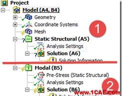 基于ANSYS Workbench的預(yù)應(yīng)力模態(tài)分析ansys結(jié)構(gòu)分析圖片12