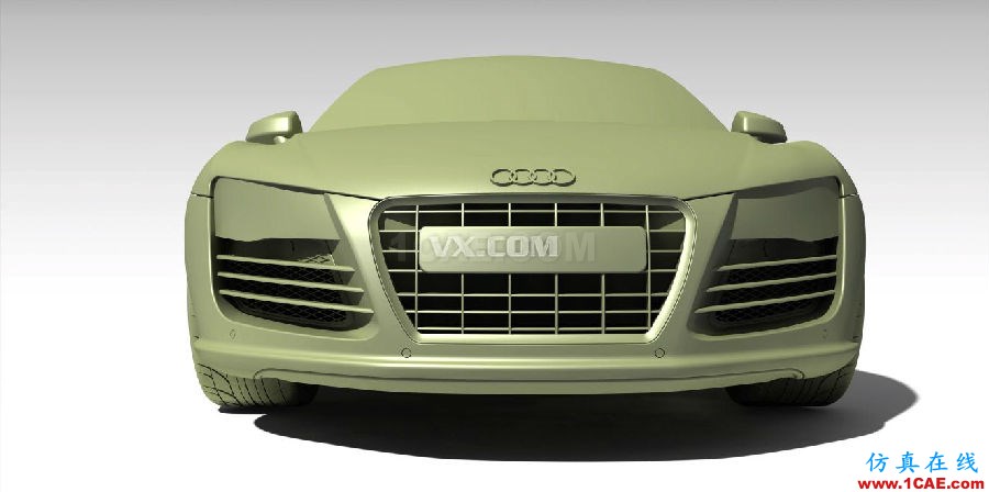 #中國好圖紙#Catia設(shè)計的AudiR8模型下載Catia培訓(xùn)教程圖片3