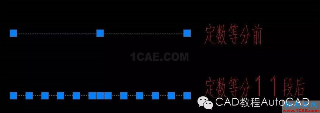 【AutoCAD教程】定數(shù)等分或定距等分后怎么顯示出來等分點(diǎn)？AutoCAD技術(shù)圖片2