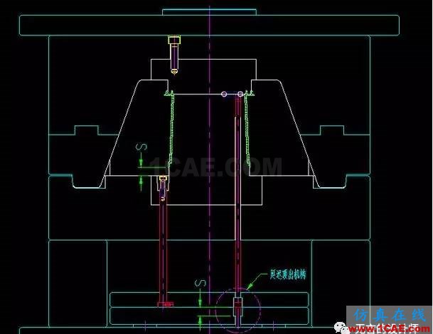 ug模具設計之其它頂出方式-前模頂出，油缸頂出-延遲頂出！ug模具設計技術圖片3