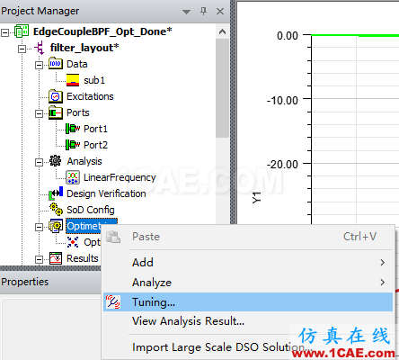 HFSS案例實(shí)時(shí)調(diào)諧(Tuning)仿真Circuit+HFSSHFSS結(jié)果圖片13