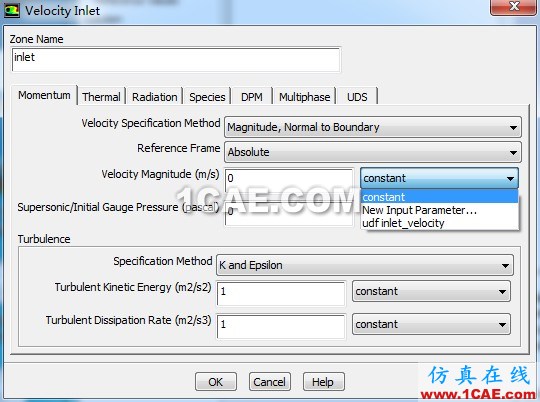 Fluent實現(xiàn)隨時間變化邊界條件的方法 Fluent實現(xiàn)隨時間變化邊界條件的方法