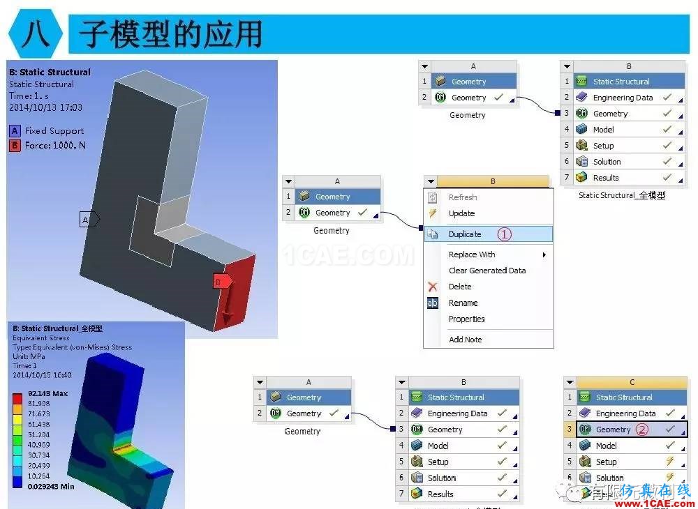 【有限元培訓四】ANSYS-Workbench結(jié)構(gòu)靜力分析&模態(tài)分析ansys培訓課程圖片63
