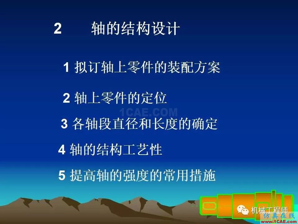 【專業(yè)積累】軸的分類與結構設計及其應用機械設計圖例圖片17