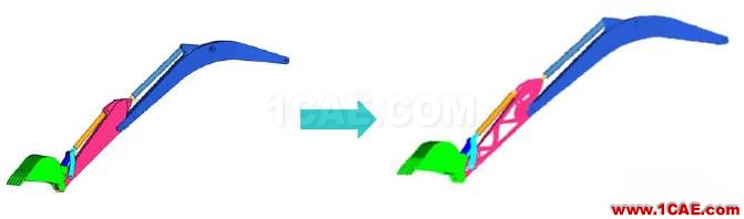 【案例分析】基于HyperWorks的艙門(mén)機(jī)構(gòu)多體動(dòng)力學(xué)分析和優(yōu)化hypermesh技術(shù)圖片21