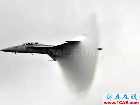 飛機(jī)超音速飛行突破音障瞬間，場(chǎng)面驚人！Actran分析案例圖片9