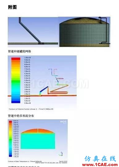 LNG管道、儲罐的多相流計算fluent流體分析圖片2