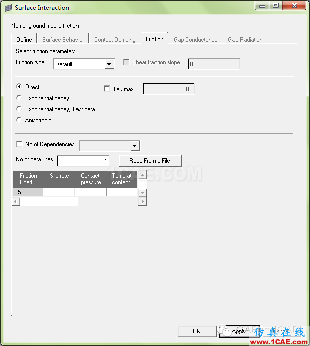 案例：板磚跌落應用，hypermesh設置surface contacthypermesh分析圖片8