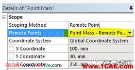 Ansys Point mass質(zhì)量點(diǎn)的相關(guān)問題ansys培訓(xùn)的效果圖片5