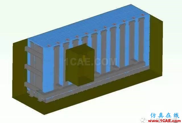 CAE在動力電池散熱系統(tǒng)分析中的應用ansys結果圖片3