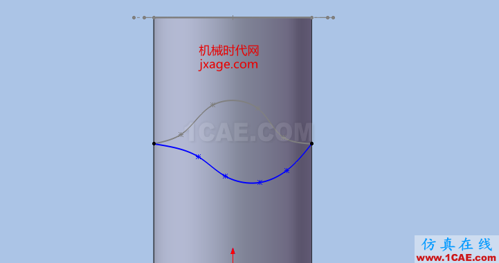 solidworks如何使用投影曲線？solidworks simulation培訓(xùn)教程圖片13
