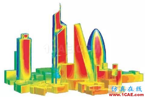 fluent城市建筑流體分析案例，氣流，風(fēng)，和霧霾fluent結(jié)果圖片4