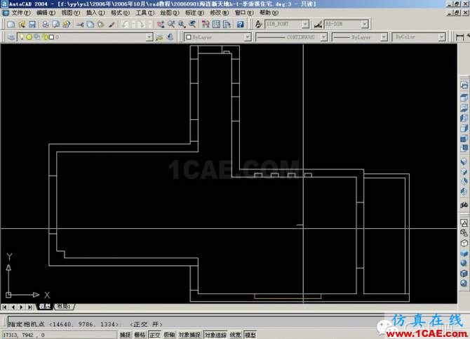 AutoCAD三維建筑圖的畫法 AutoCAD三維建筑圖的畫法AutoCAD分析圖片22