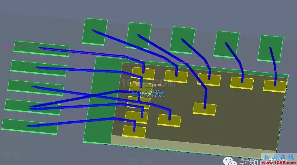 QFN封裝bondwire有限元電磁場仿真ADS電磁技術(shù)圖片8