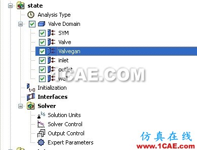 CFX高級(jí)應(yīng)用——如何模擬閥完全關(guān)閉到開(kāi)啟的過(guò)程 CFX高級(jí)應(yīng)用——如何模擬閥完全關(guān)閉到開(kāi)啟的過(guò)程