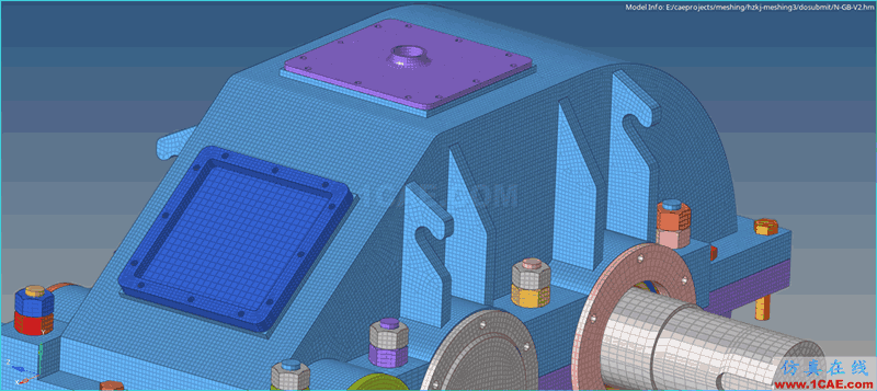 Hypermesh、Ansys 、CFD等優(yōu)質(zhì)網(wǎng)格劃分服務(wù)(也可提供專項培訓(xùn))ansys仿真分析圖片1
