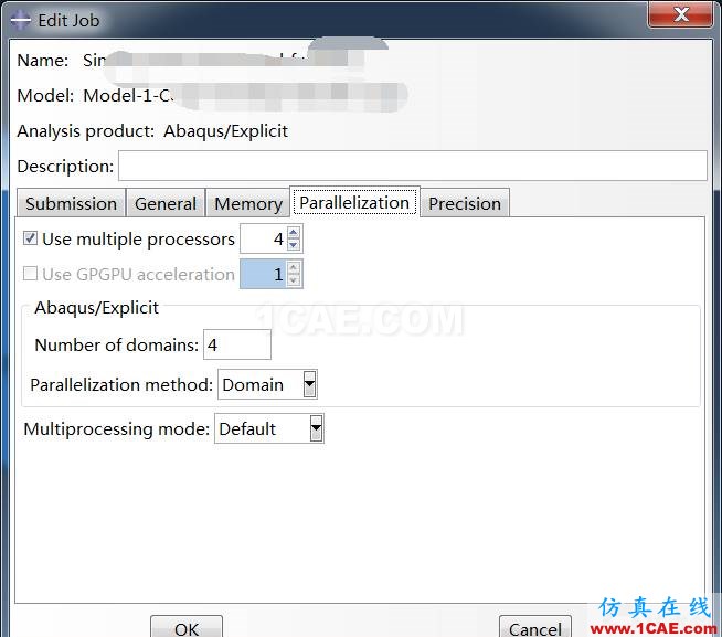 blob.png Abaqus顯式算法中不能使用多核的情況及解決辦法abaqus有限元分析案例圖片10