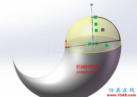 SolidWorks如何通過掃描創(chuàng)建太極圖？solidworks simulation培訓(xùn)教程圖片12