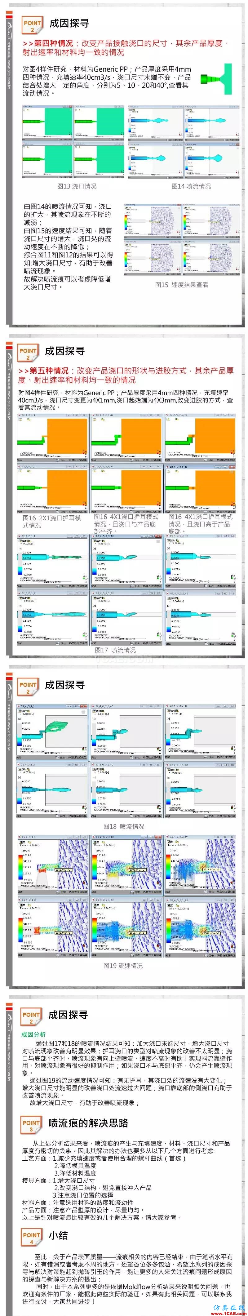Autodesk Moldflow 關(guān)于流痕問題的成因探尋之四--淺析噴流痕moldflow結(jié)果圖片2