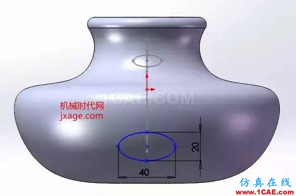 solidworks如何使用放樣特征？solidworks simulation培訓教程圖片7
