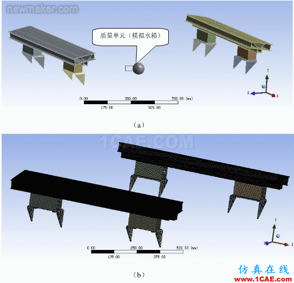基于ANSYS的動(dòng)車組水箱吊裝結(jié)構(gòu)強(qiáng)度分析 基于ANSYS的動(dòng)車組水箱吊裝結(jié)構(gòu)強(qiáng)度分析ansys培訓(xùn)的效果圖片2