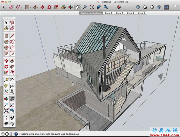 效果圖的藝術(shù):用SketchUp, AutoCAD 和 Photoshop創(chuàng)造絕佳的水彩效果AutoCAD學(xué)習(xí)資料圖片3