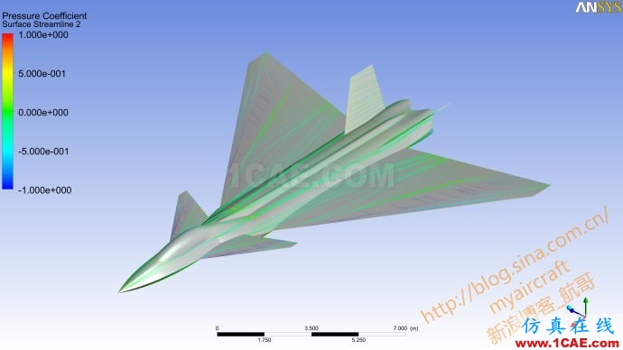 基于CFD的“四代機”大迎角流場結構展示 (FLUENT/CFD-POST/Tecplot/EnSight)【航哥】