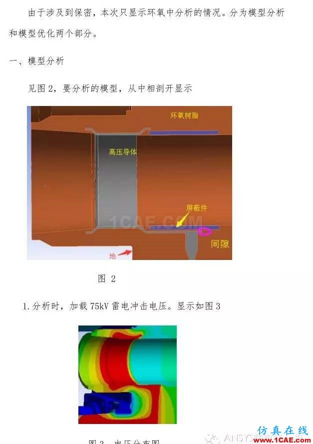 靜電場分析解決什么問題？【轉(zhuǎn)發(fā)】Maxwell分析案例圖片2