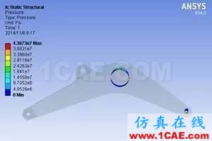 挖掘機(jī)機(jī)臂的疲勞壽命計算ansys仿真分析圖片6