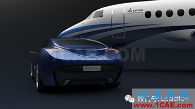 Close-up of car and jet rendered with CATIA NVIDIA QUADRO與CATIA久經(jīng)考驗的黃金組合只為實現(xiàn)完美設計Catia應用技術圖片2