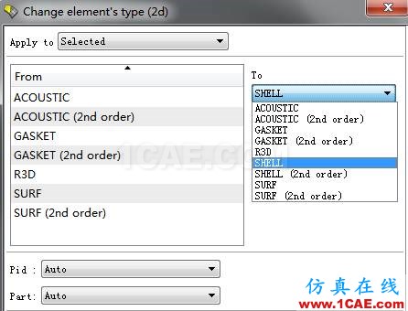 ANSA單元類型轉(zhuǎn)換命令的使用ANSA應用技術(shù)圖片3