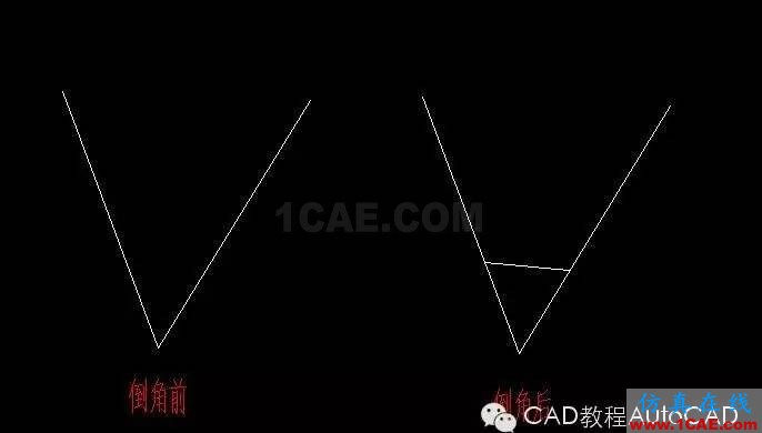 【AutoCAD教程】進(jìn)行倒角或圓角時(shí)如何保留倒角或圓角前的對(duì)象不修剪？AutoCAD分析案例圖片2